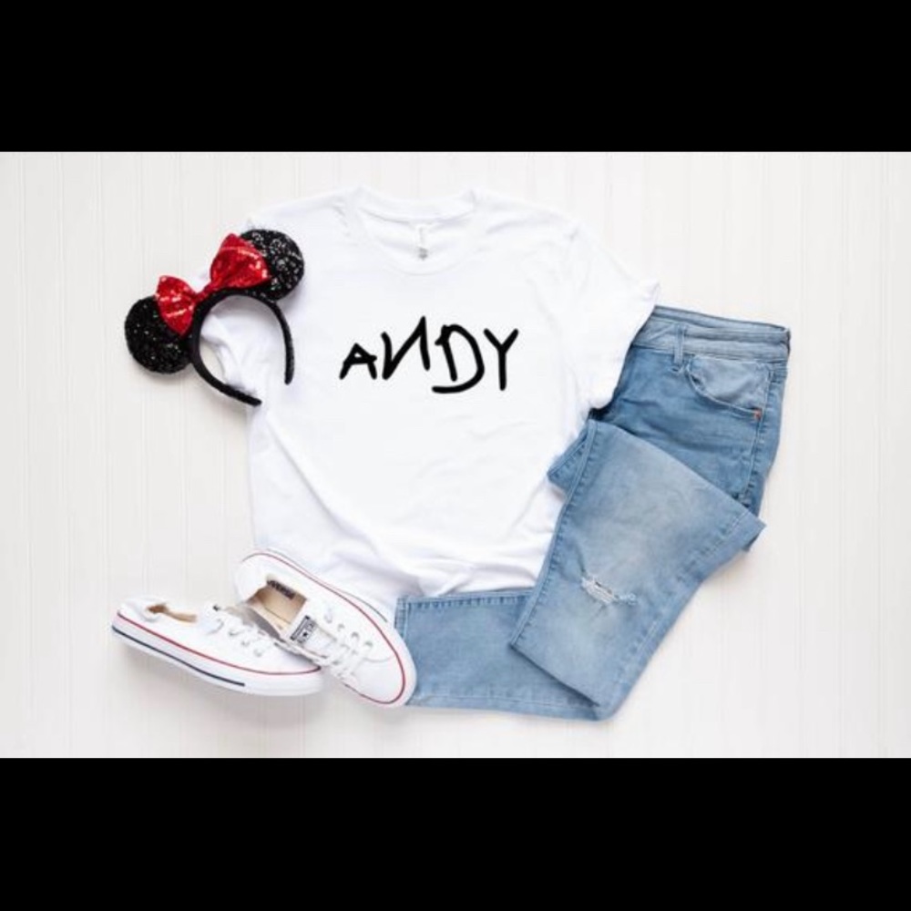Andy Disney World Tee | Toy Story Shirt